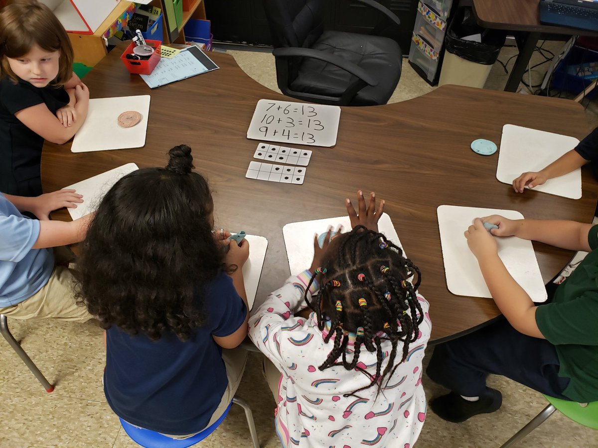 Math workshop and explaining our strategies in room 7.