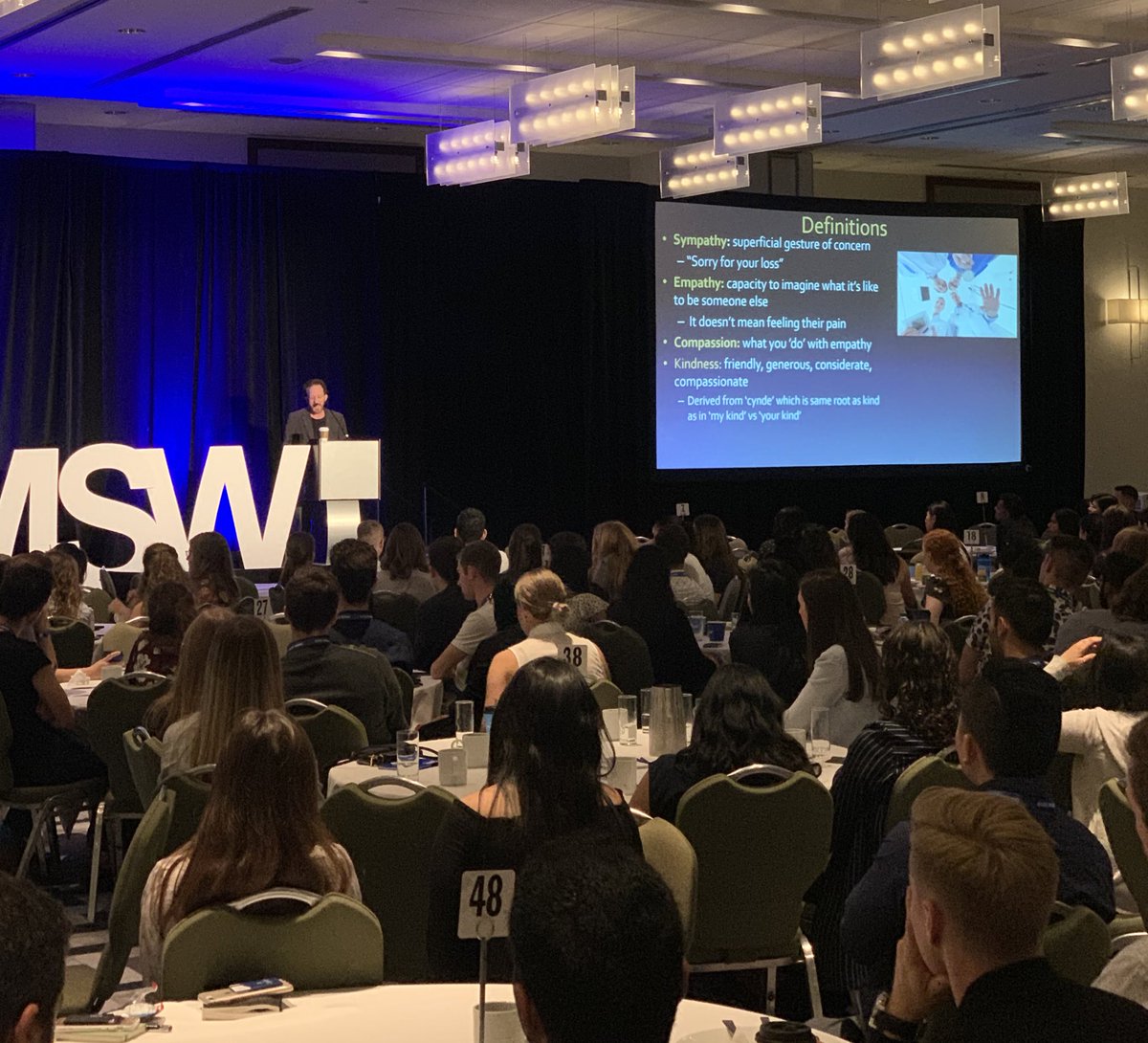 “I challenge you to notice the ‘us vs them’ attitudes in medical culture. Be kind. We are hard wired to be empathic.” - <a href="/NightShiftMD/">Dr. Brian Goldman</a> 

<a href="/OMSW2019/">OMSW 2019</a> #meded #onhealth #cdnhealth #medtwitter