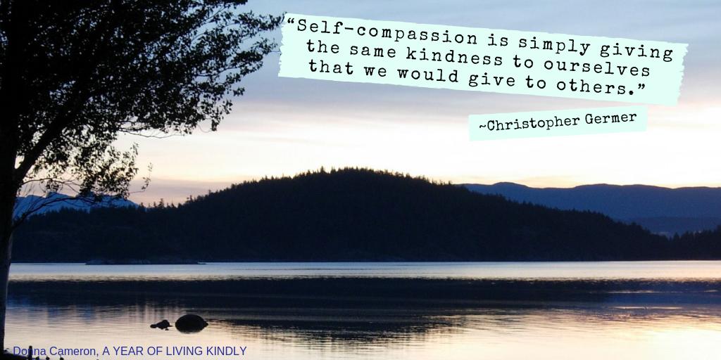 Give yourself some compassion today ... it will serve the world. “Self-compassion is simply giving the same kindness to ourselves that we would give to others.” ~Christopher Germer #ChooseKindness #KindnessMatters amazon.com/Year-Living-Ki…