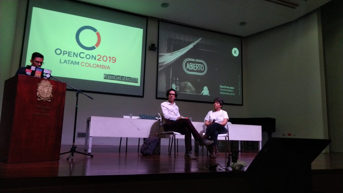OpenConnectioni's tweet image. Comienza Política de ciencia abierta, con Juan Pablo Alperín y Carolina Botero #OpenConLatAm2019 @open_con @Karisma @colfreepress @PrensaUTCH @aprender3c @Ascolbi @ABGRAoficial @asouniesca @RumboRED @johanajaramillo @RedGCTI @matg20