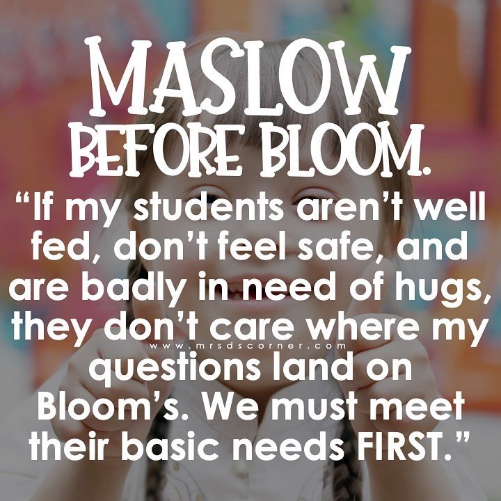 SCMSFCCLA's tweet image. #maslowbeforebloom #maslowshierarchyofneeds #bloomstaxonimy @SCMFalcons @RuCoCTE