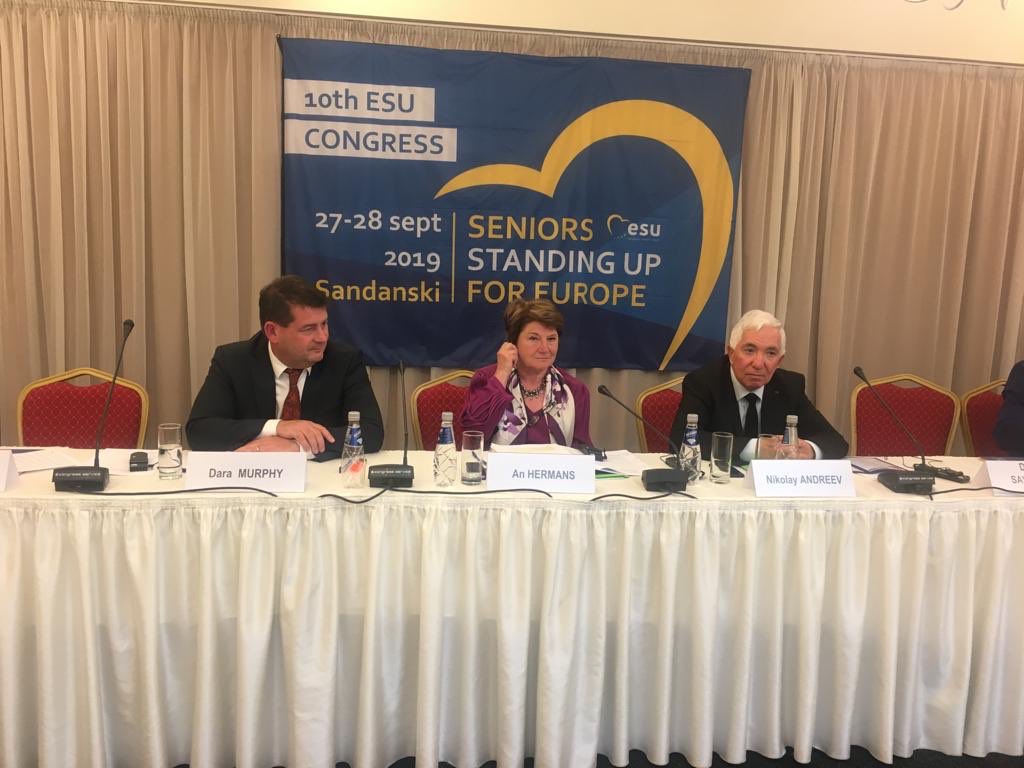 Great time in Sandanski🇧🇬—home region of @epp Commissioner <a href="/GabrielMariya/">Mariya Gabriel</a>—to support An Hermans being re-elected <a href="/esu_epp/">ESU</a> President. Congratulations! I know you &amp; your team, alongside colleagues like <a href="/PPGERB/">ПП ГЕРБ</a> Seniors President Nikolay Andreev, will keep delivering for 🇪🇺’s seniors