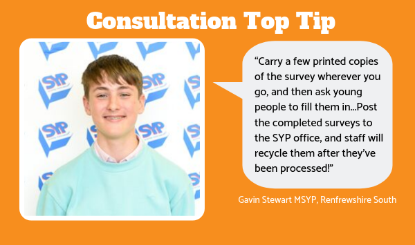 OfficialSYP's tweet photo. How will you engage constituents in #SYPReducePollution?♻️

"Carry a few printed copies of the survey wherever you go, and ask young people to fill them in...Post the completed surveys to the SYP office, and staff will recycle them after they’ve been processed!" says @GavinMSYP🗣️ https://t.co/OexD9RFwgw