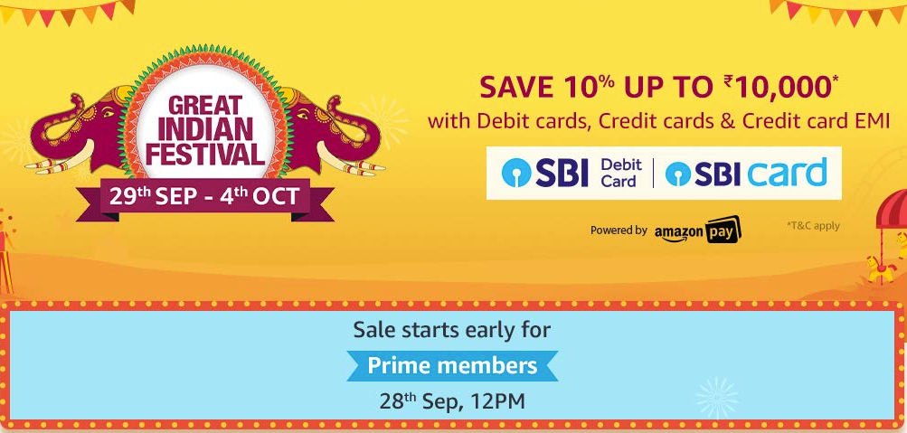 AsifMerchant13's tweet photo. #AmazonGreatIndianFestival is here. Gift your loved ones without worrying about budget crunches. Don't miss the opportunity.
https://t.co/POk95iYqC6 https://t.co/9oCNz4w1gi