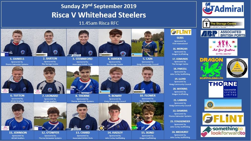 WSJRFCU15s's tweet photo. Your Steelers starting line up to celebrate Wales beating Australia tomorrow with our friends at @RiscaRFCMandJ.
#AfterTheRWCGameOfCourse
#NoBeerWithBreakfast
#UpTheEdds
#EtcEtc https://t.co/f0WBhmKrpX