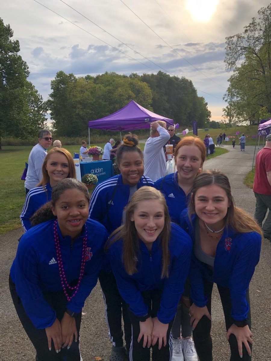 After an exciting night of cheering and performing at the football game, some of our dancers spent the morning cheering on the runners/walkers at the Alzheimer's Walk. #LegacyMatters #WeAreTheKats #WalkToEndAlzheimers