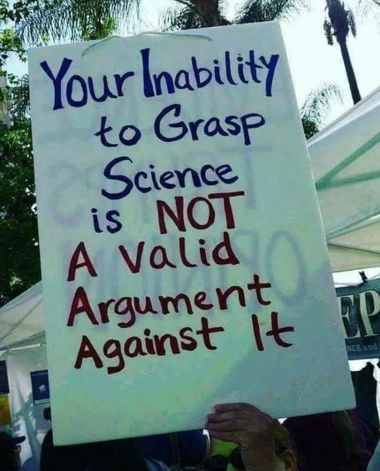 Image result for your inability to understand science