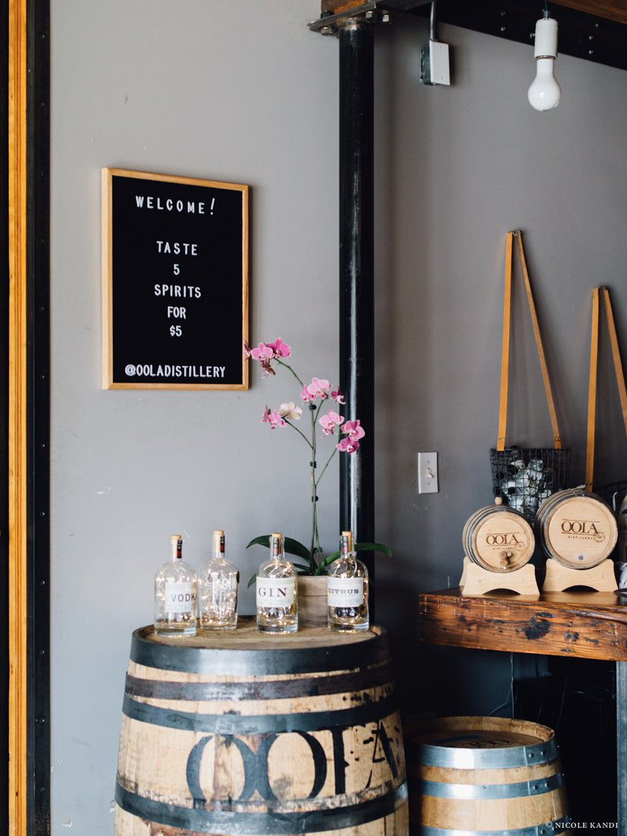 What are you doing today? (or any day Monday-Saturday, 11am-7pm) 🤔 Taste any 5 of our spirits for $5 at the distillery! We've got 5 Vodkas, 3 Gins, and 4 Whiskeys... #decisionsdecisions