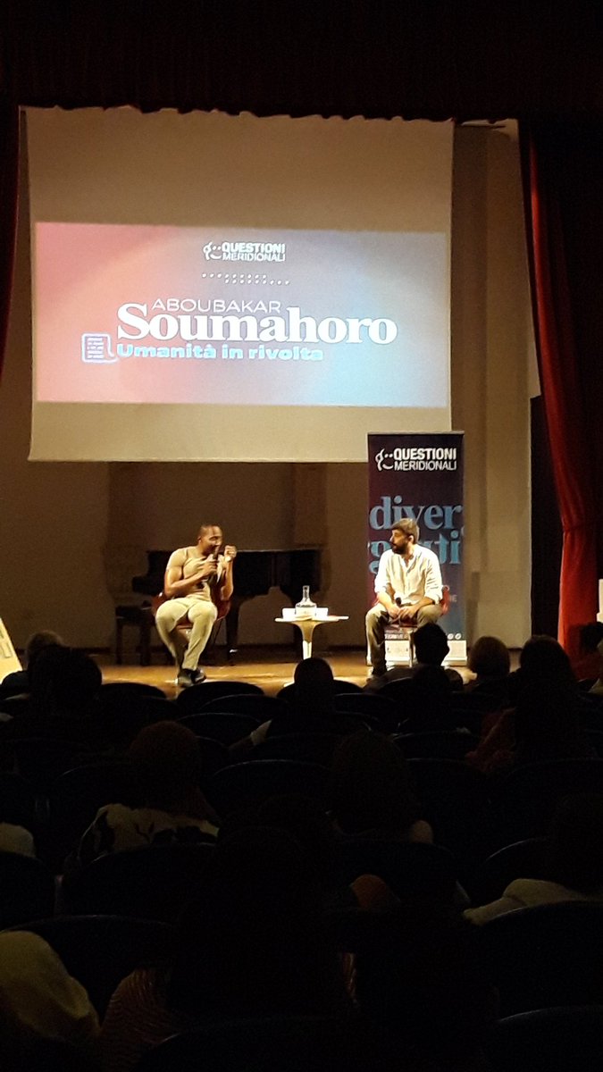 Dixy62553861's tweet photo. Grazie a Boubakar per le sue parole cariche di speranza in una società più UMANA.
#foggiatour
#Foggiadasvelare
#Divulgo
#questionimeridionali https://t.co/xqht7OEnsV