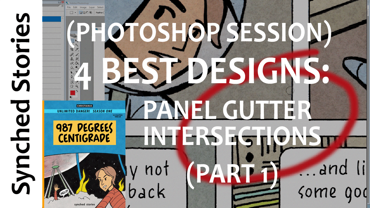 #ud11comic #unlimiteddanger #makecomics #comic #comics #photoshop #design #layout #art #wip

Into #comicbooks? 

Watch "Make Comics: Panel Gutter Intersections: 4 Best Designs/Layouts (Part 1)" (examples from #scifi-#thriller "987 Degrees Centigrade").

youtu.be/eB9GShQT3Is