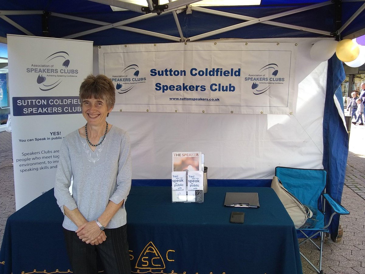 Great day spreading the word about 
<a href="/SuttonSpeakers/">Sutton Speakers</a> at the Expo in #SuttonColdfield. We aim to improve our members' confidence at #publicspeaking. Thanks to <a href="/sutcoldfieldbid/">Sutton Coldfield Town Centre BID</a> for organising!
#confidence