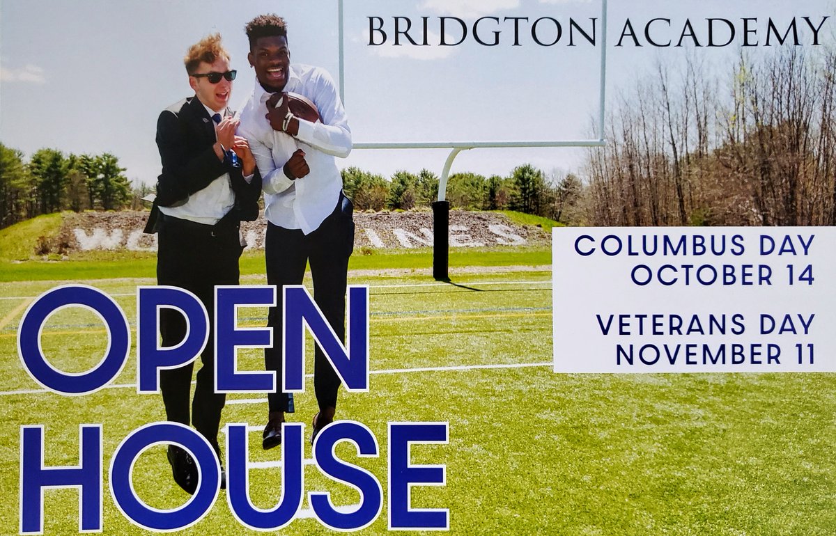 Amazing things happen here! If you haven't visited <a href="/BridgtonAcademy/">Bridgton Academy</a> yet, register for our October 14th Open House today! bit.ly/BridgtonOpenHo…
