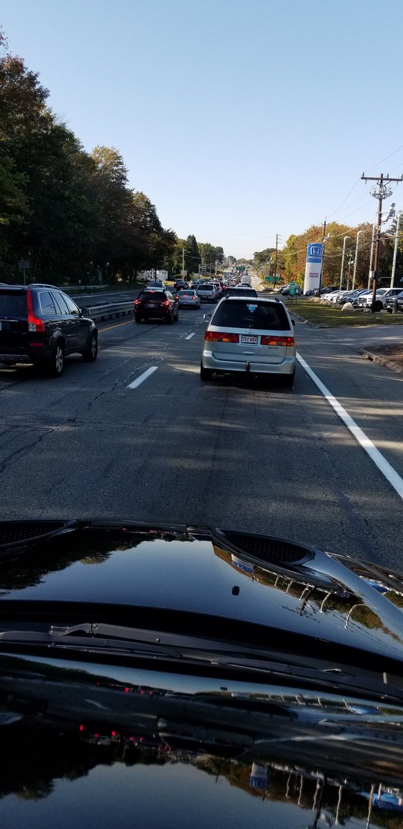 Wall to wall traffic Rt 146N.  Is there any other Interstate highway that has a traffic light?