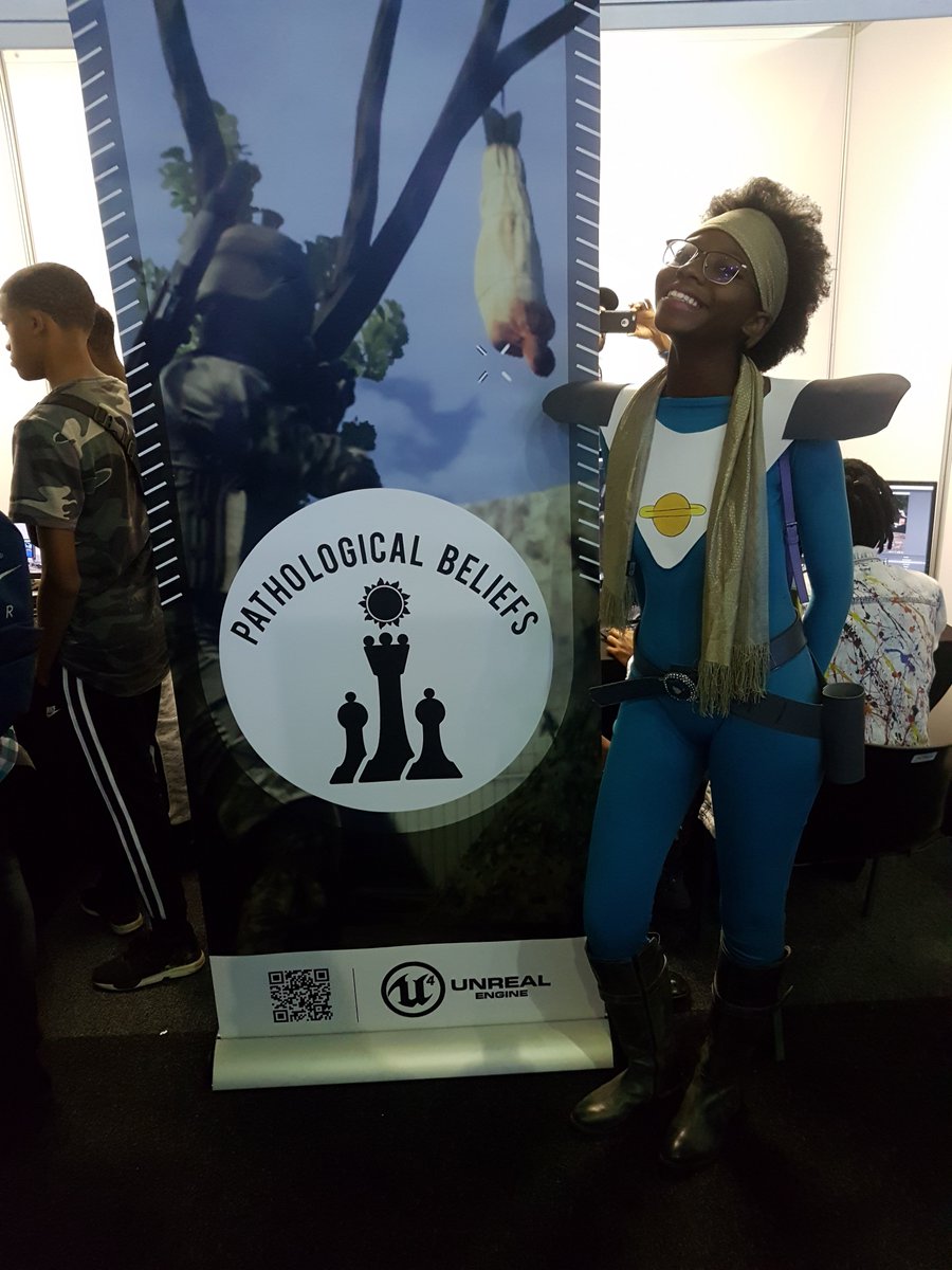 PathologicalBe1's tweet image. Her name is Lebo, dope cosplay outfit.