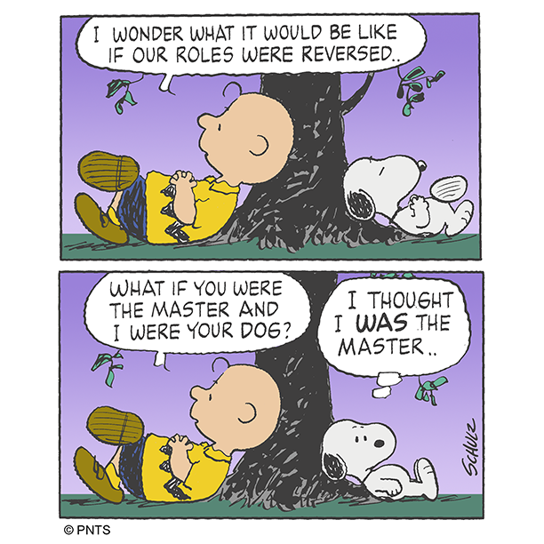 Snoopy's tweet photo. My dog is definitely the master over me. https://t.co/TYc4npGbuv