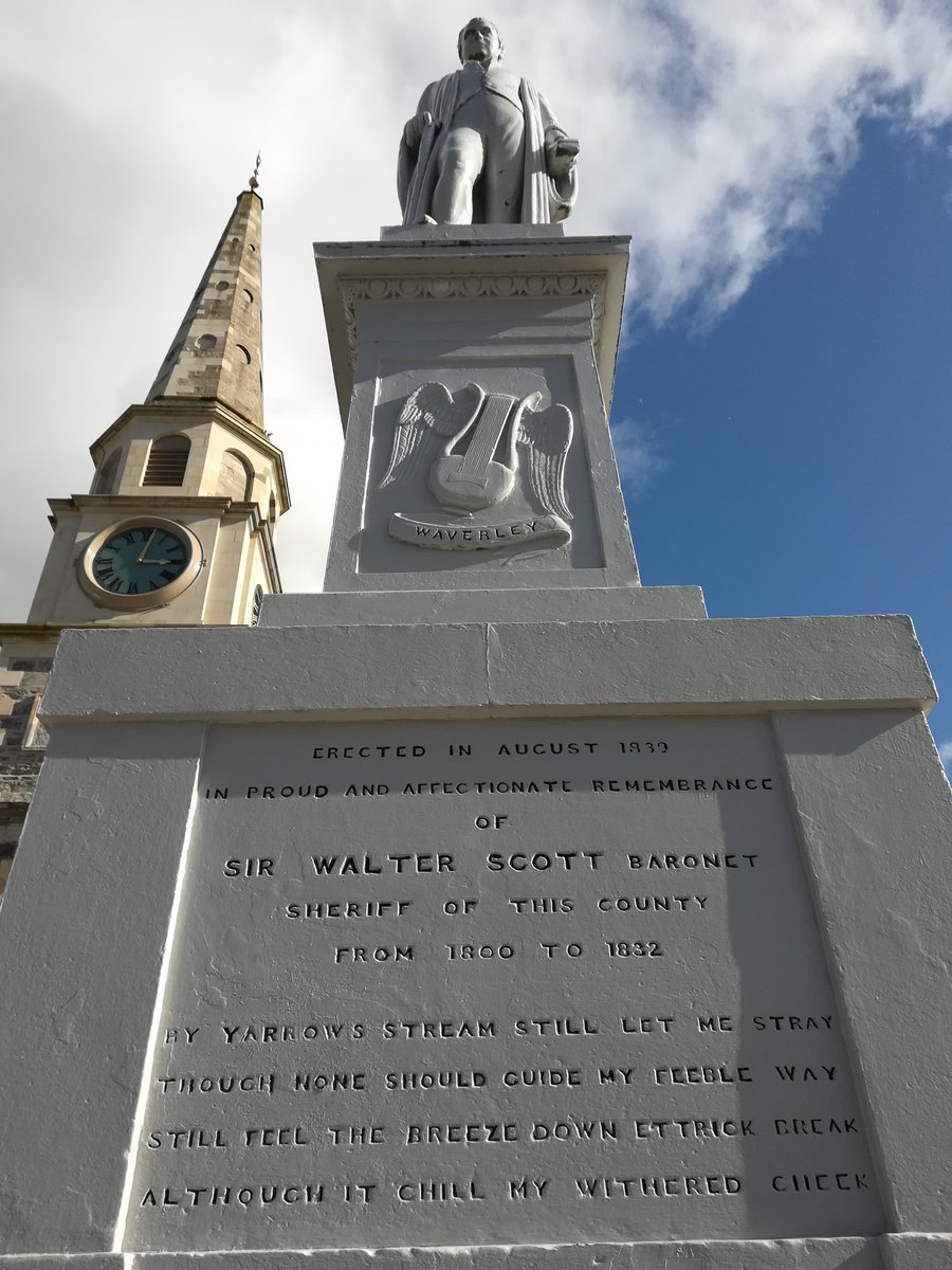 Gavin_Irvine_'s tweet photo. Great Scott! #SirWalterScott #GreatScot @RotarySelkirk @VisitScotland #ScotlandIsNow #WritingCommunity https://t.co/F7FG08czyi