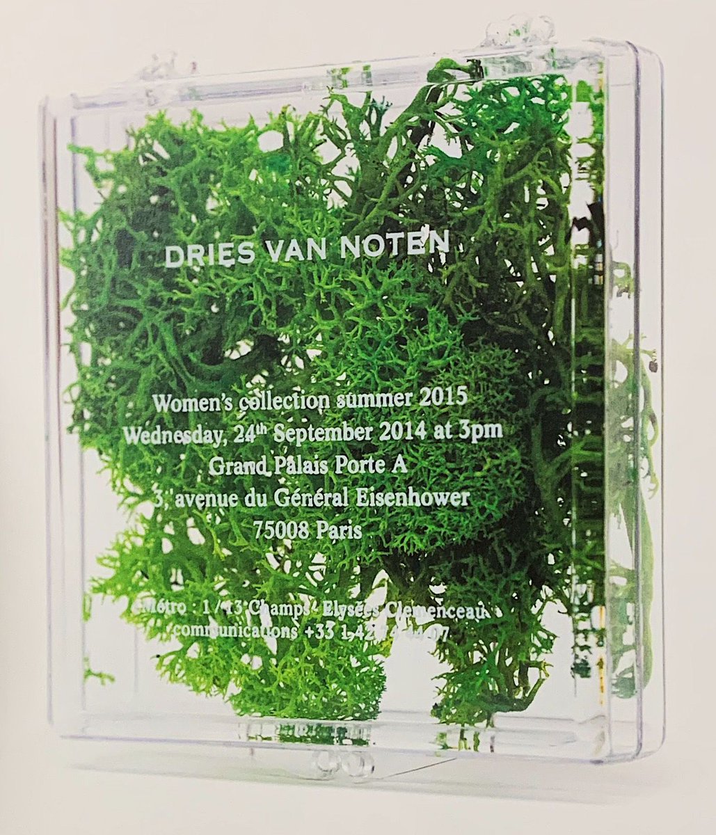 dries van noten invitation