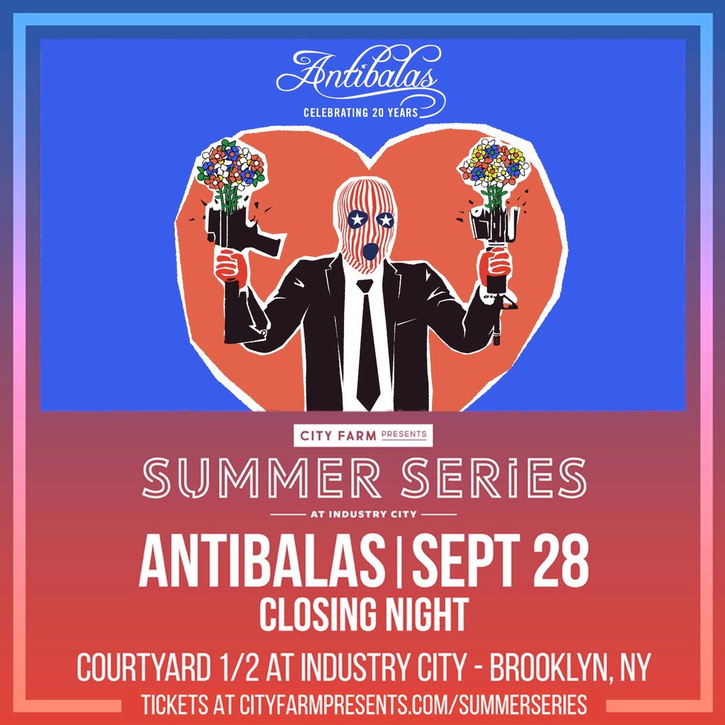 ✹ TONIGHT✹ 
<a href="/Antibalas/">Antibalas</a> closes out our Summer Series at <a href="/IndustryCity/">Industry City</a> with the <a href="/HighMightyBrass/">HIGH&MIGHTYBRASSBAND</a> Band! 

Doors 7:30PM ✹ Show 8PM ✹ All Ages

Tickets + Details: ow.ly/3Zw150wtBfz