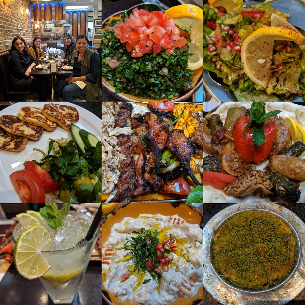 coderinheels's tweet photo. Lovely lunch and convo with @Melrmoon @HawraMilani @NinoNanitashvil earlier today.   Serious food coma!

Thanks for reaching out yesterday Hawra (and great restaurant pick!), glad I was able to be away from the #VoiceHackathon for lunch and be back in time for the presentations! https://t.co/2P8spXWAju
