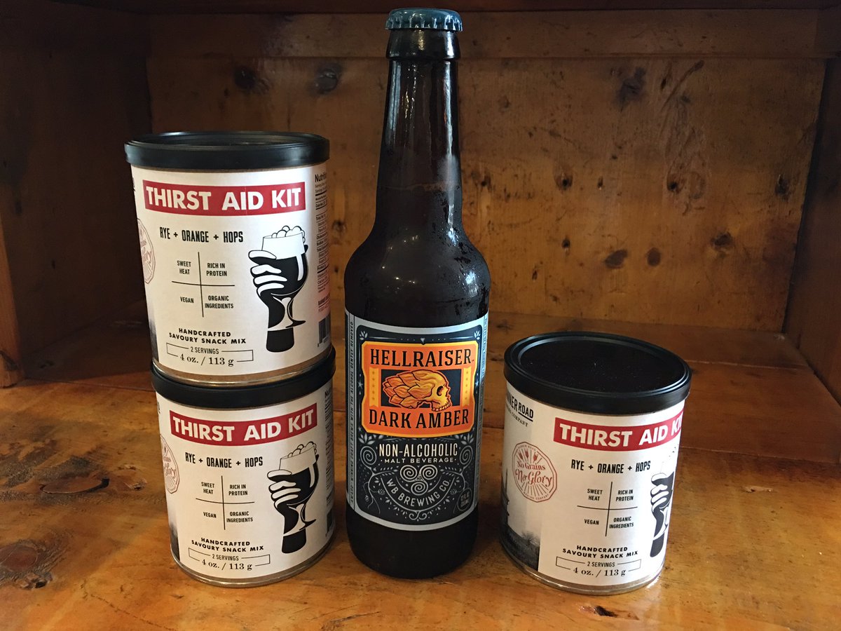 Larder_Cupboard's tweet image. You need beer snacks to go with that beer for #NationalDrinkBeerDay. We got you... w/ #BannerRoad #ThirstAidKit ... the #PerfectPairing w/ hops, orange, &amp;amp; a little sweet heat! 

#Vegan #Snacks #Granola #BeerSnacks