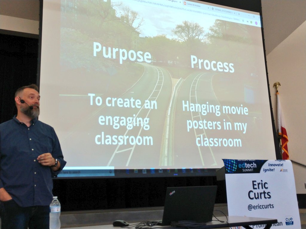 obijoncarrino's tweet image. Is what you are doing following a process, or a purpose? Purpose should drive process, and sometimes that means we need to #change what we have always done. This applies all thing, including technology. @ericcurts #lovethis #edtech #avedtech #wshlearns