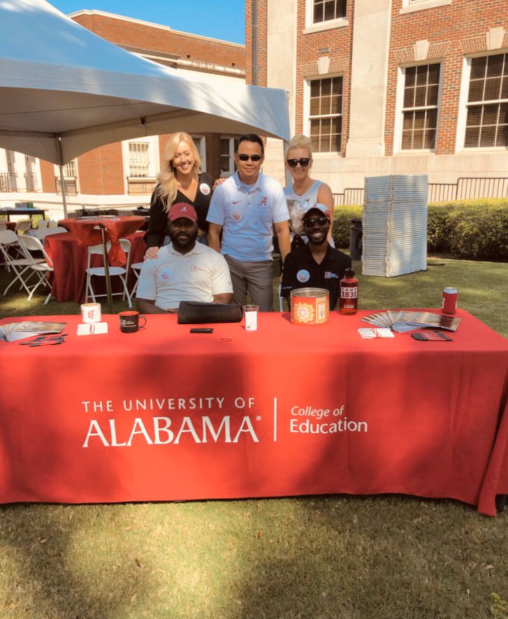 It’s tailgate time over at Graves! Come grab some BBQ and say hi! 🐘❤️ #RollTide
