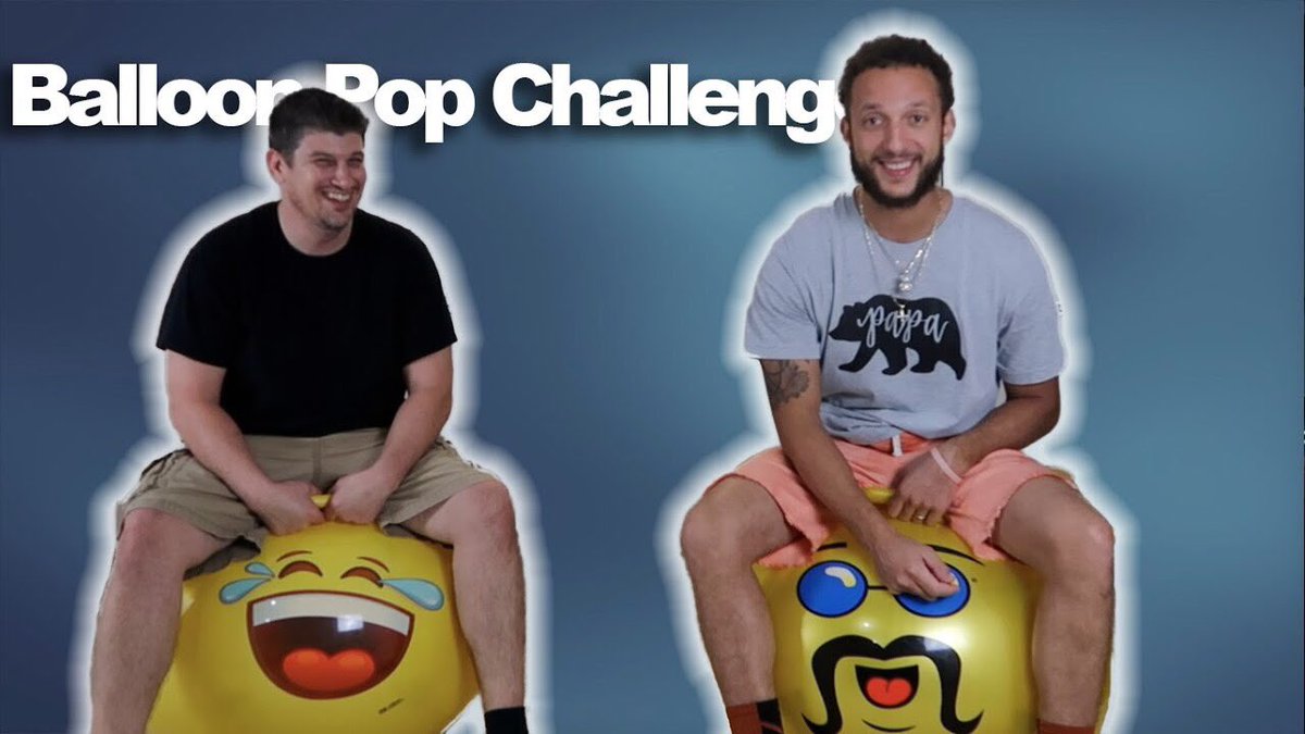 J2Rproductions's tweet photo. We Are at it Again. This was Hilariously Painful🤣🤣 https://t.co/tuwxG9XmVZ. @YouTube @YTCreators @YouTubeTV @YouTubeFanFest @YouTubeIndia @YTAdvertisers #hopperball #SaturdayMotivation #balloonpop #SaturdayVibes #balloonpopping https://t.co/yaTwXVWxYh
