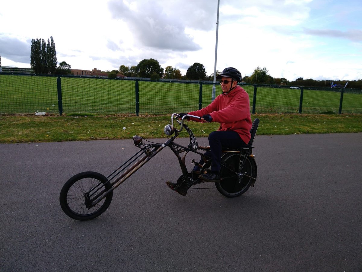 CycloneWorks's tweet image. A good day today at Bike fest at the Leicester cycle circuit, despite the weather our crazy bikes were enjoyed by all! #bikefest #Leicester #Leicestershirecountycouncil #Britishcycling #crazybikes #reclaimedbikes #madmax #bikes #cycling #bikes #ride #fun #cycloneworks #cool