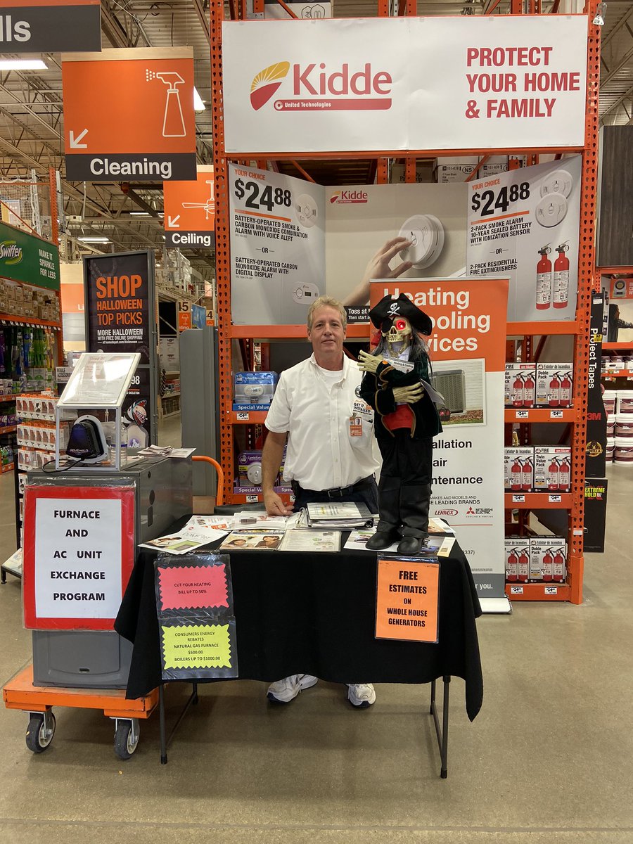 #HVACSaturdays It’s Spooky season in the Ann Arbor Home Depot!