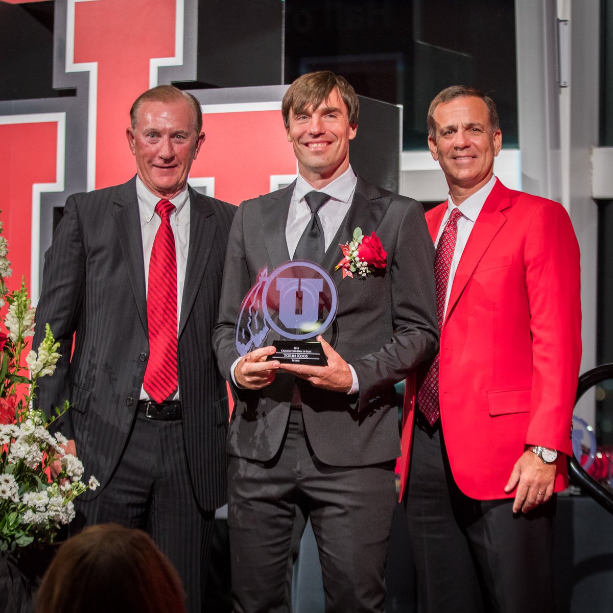 CrimsonClub's tweet photo. Congratulations to Torin Koos who was 3x All-American for @utahskiteam and former member of the U.S. Ski team! #HallOfFame #GoUtes 🙌 https://t.co/mcFtQmrMLc