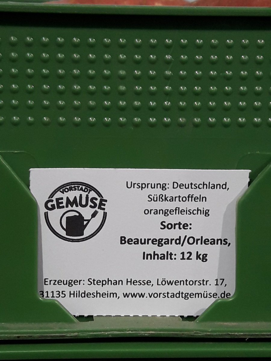 Stephan Hesse Die Ersten Regionalen Susskartoffeln Der Saison Ab Nachster Woche Wieder In Rewe Und Edeka Supermarkten In Niedersachsen Susskartoffel Regional Niedersachsen Vorstadtgemuse Rewe Edeka T Co Xxxoofrzxs