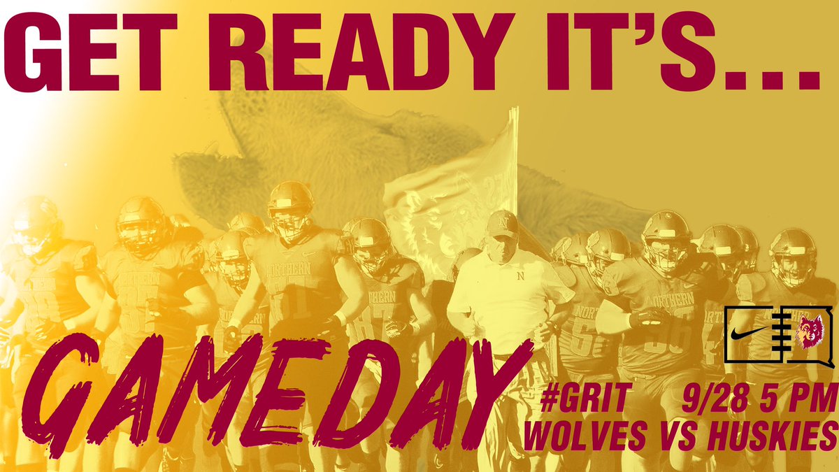 NSUWolves_FB's tweet photo. Get Ready Itβs Gameday! πΊπ #GRIT #GoWolves #RoadWolves https://t.co/LjJ2kvHP6s