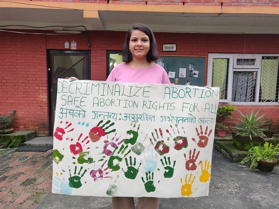 NuraSapkota's tweet photo. अबको गन्तब्य असुरक्षित गर्बपतनको अन्त्य ! 
This is how we celebrated International Safe abortion day:  discussing on safe abortion law from human rights based appraoch and analysed a gap in existing law. 
#YoSHAN #Asapyouthchampions #Sept28 #AbortionIsHealthcare https://t.co/hwp29dxblv