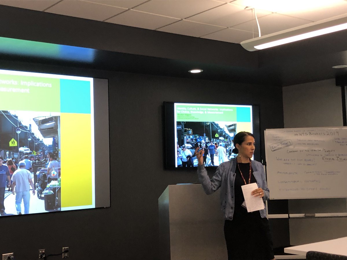 And bridging the gap between policy and health, Rosalyn Negron from <a href="/UMassBoston/">UMass Boston</a> is now taking us into communities to understand diversity and inequality - and taking us deep into the impact of culture as complex systems #WTGBrokers2019