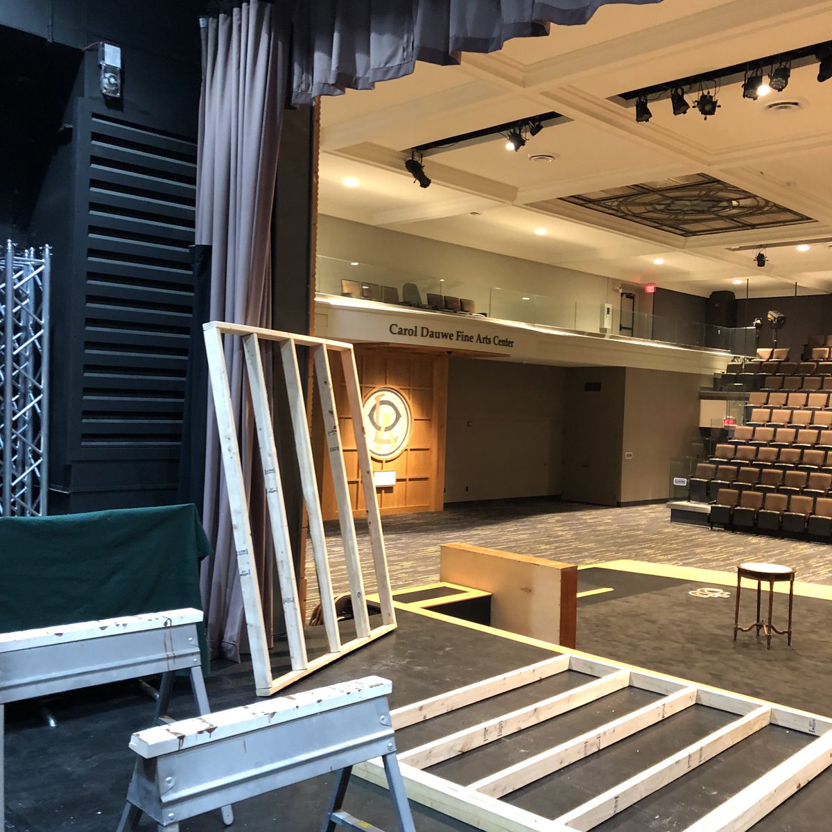rbdramaguild's tweet photo. Progress on our Secret Annex 🛠 #FineArtsatBacon #DiaryofAnneFrank #SetSaturdays https://t.co/NdZcgusvET