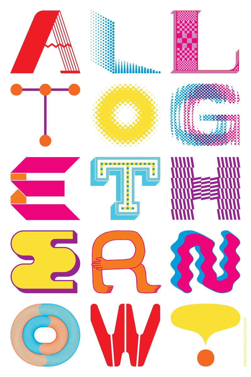 CommUnity' limited edition poster designed by MacFadden &amp; Thorpe for <a href="/AIGAdesign/">AIGA</a>, <a href="/sfdesignweek/">San Francisco Design Week</a> and <a href="/wearemucho/">Mucho</a>

Limited editions of this poster are available for purchase! 
plotnetprints.com/poster/communi…