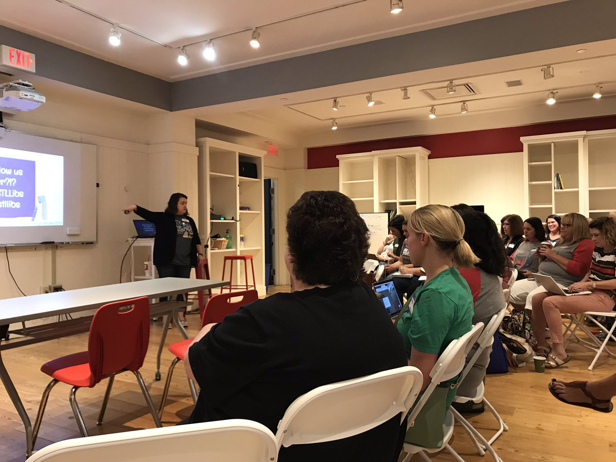 Excited about all of the reading promotion ideas I heard about for teentober <a href="/GreaterSTLLibs/">Greater STL School Librarians</a> LIBCAMP #LIBCAMP2019