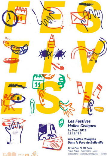 Saisir_org's tweet photo. Rdv dans une semaine pour les Festives aux @halles_civiques !

De 12h à 19h dans le parc de Belleville ce sont les portes ouvertes du super espace de co-working dans lequel on a la chance de travailler !💞

Programme complet ici : https://t.co/o2h4ZtrUca https://t.co/pABjzZ30TU
