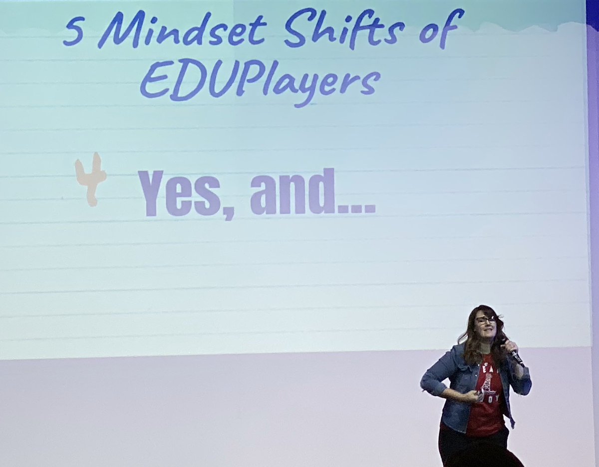 ABrueher's tweet photo. Keynote: #cuenv #cuenv19 The power of “Yes, and...” it may be uncomfortable but it is POWERFUL! https://t.co/KOFK2zZKQK