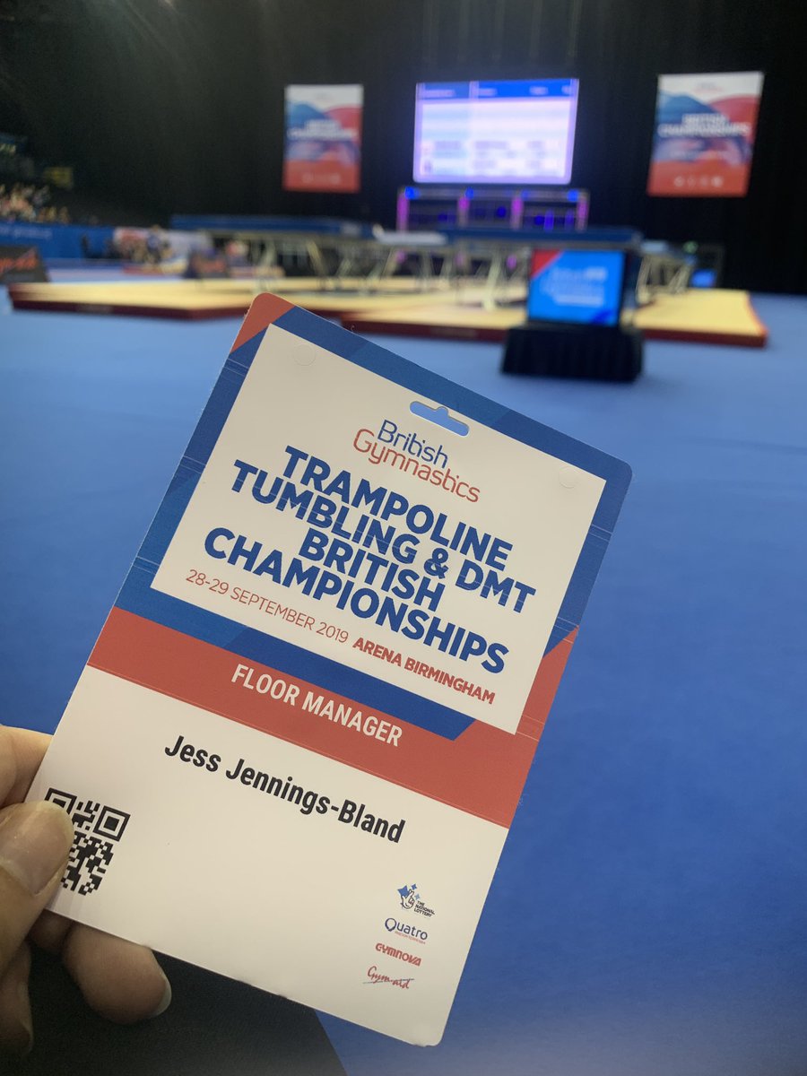 Jennings0910's tweet photo. @JamesOlympics No sweetie, was floor manager for Trampoline.😅 https://t.co/F0ZYPBgmWg