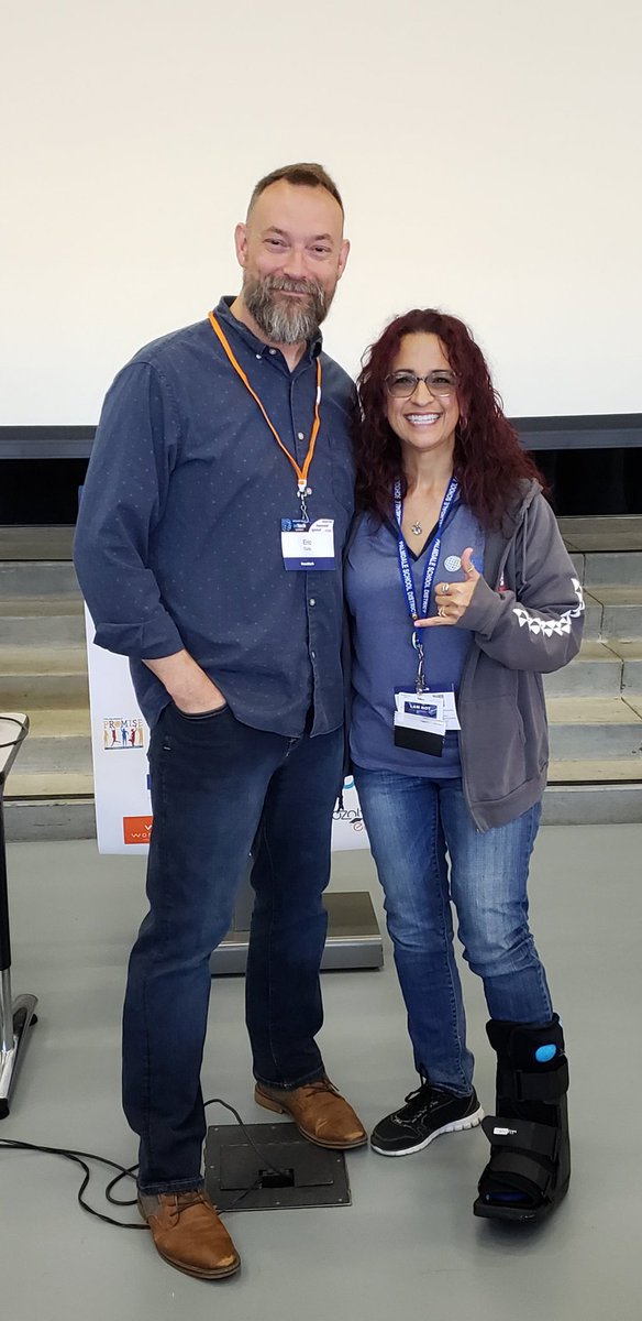 MShieldsETC's tweet photo. So excited to learn from @ericcurts ! Amazing keynote. Can't wait for the afternoon session! #avedtech #wearecue @cuelosangeles @EdTechPSD @powerof20 @TakingInTheView @flyingjdranch @chrisjonestech #edtech https://t.co/BYZx5dE4ok