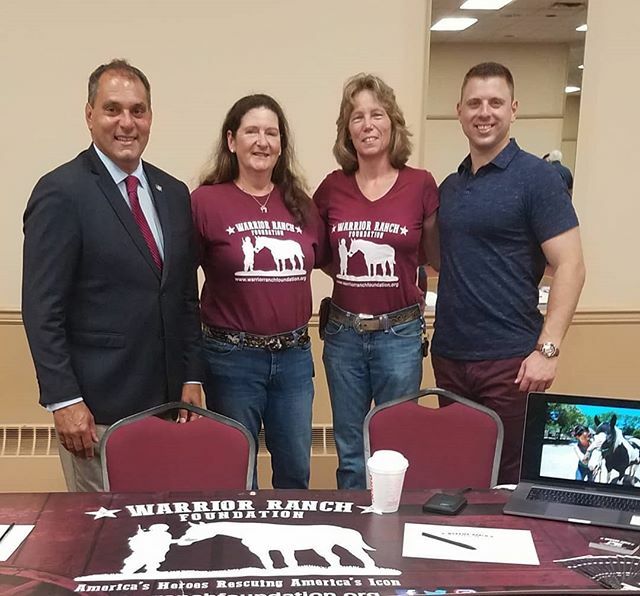 TalkinHorses's tweet photo. A privelage to be at the American Legion Post 1066 in Massapequa for a Veteran's Forum. Here with Assemblyman Mike Lipetri and Town of Oyster Bay Supervisor Joe Saladino.
#veterans #community #ptsd #equineinteraction #longisland #horse #support https://t.co/PLqqUsrfmT https://t.co/pKy27fLZT9