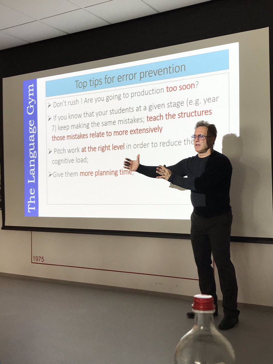 Heatherpedder's tweet photo. Time to add a big ‘chunk’ of @gianfrancocont9 ‘s teachings to my English classes. What an interesting day! #seewhatididthere #chunks #gianfrancoconti Thank you #thebritishschoolofbrussels #bsb ! https://t.co/LIqHuDLIlg