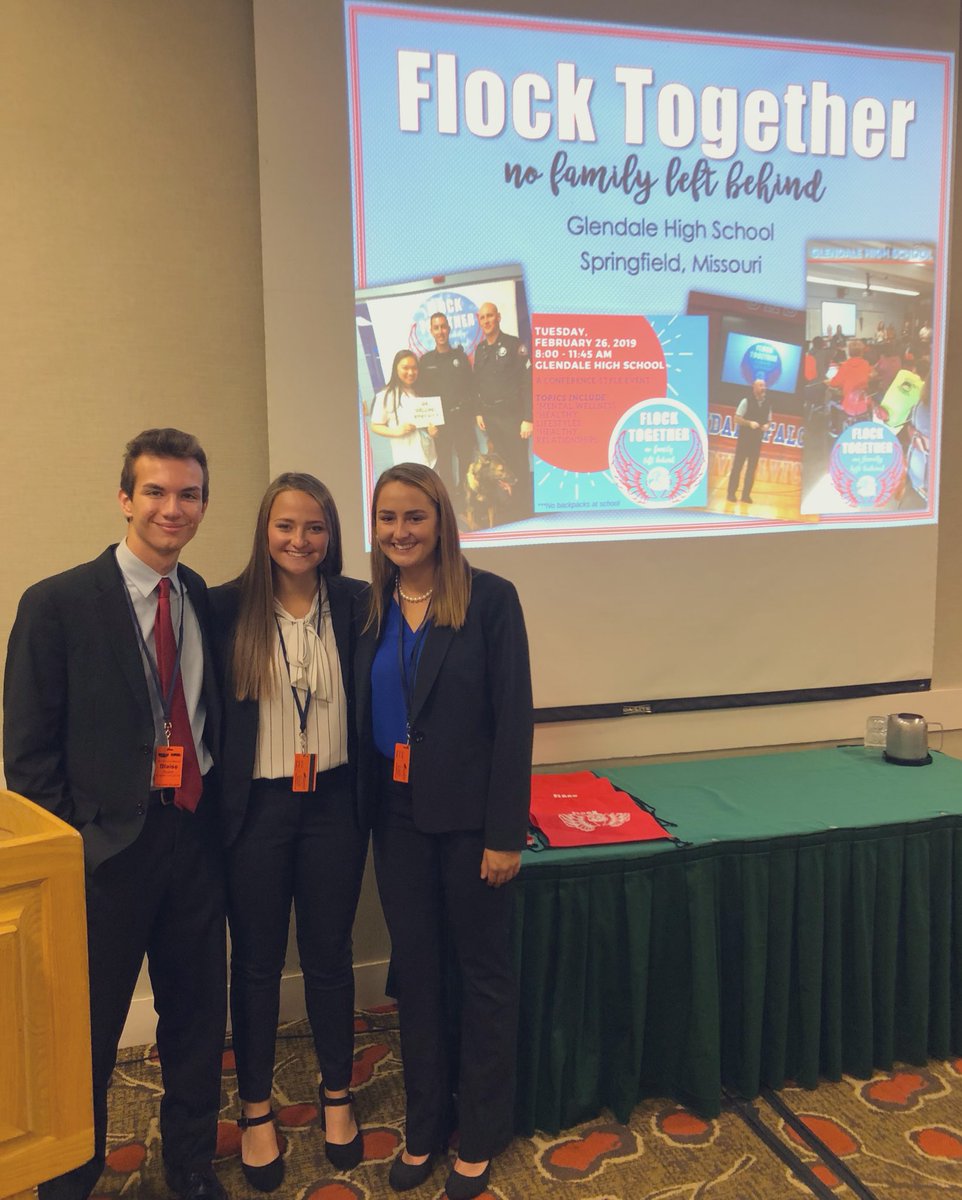 We’re very proud of the team from Glendale High School, featured today at the annual <a href="/MissouriSBA/">MSBA</a> conference. They shared details of the “Flock Together: No Family Left Behind” event, which united the school &amp; community in support of our students. #EveryLearnerEveryDay #2019MSBA