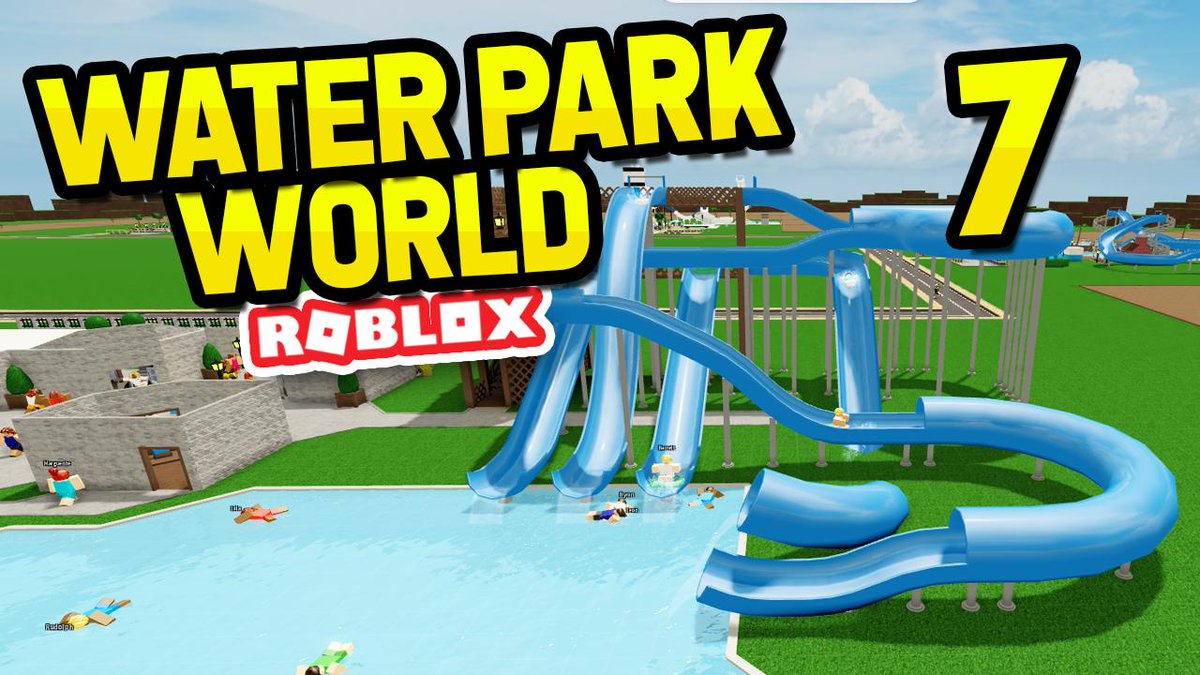 Seniac On Twitter Crazy Tube Slides Roblox Water Park - insane roblox theme park roblox
