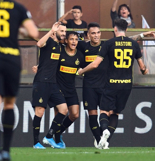 HT: #Sampdoria 0-2 #Inter