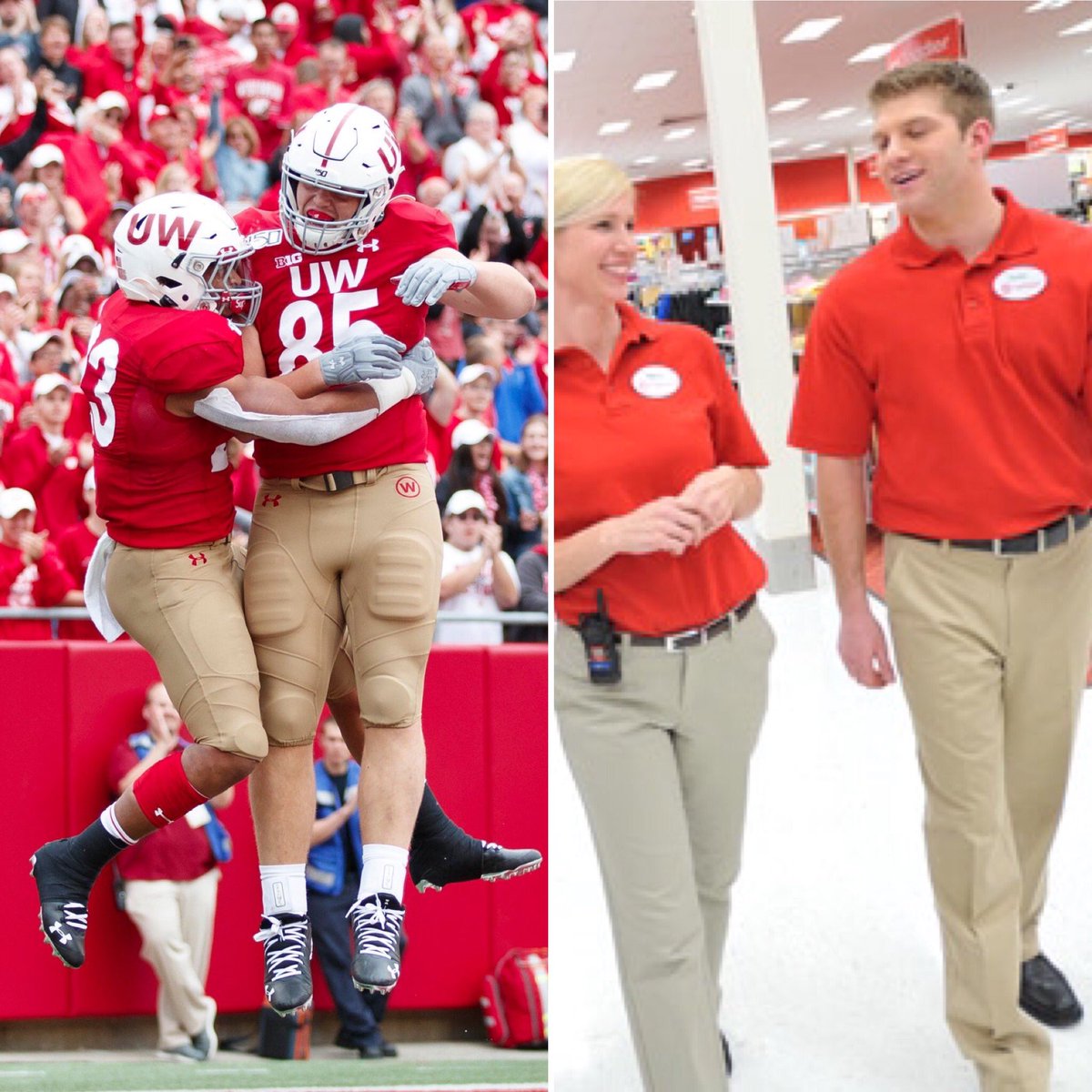 Who wore it better? #Wisconsin or <a href="/Target/">Target</a> ?