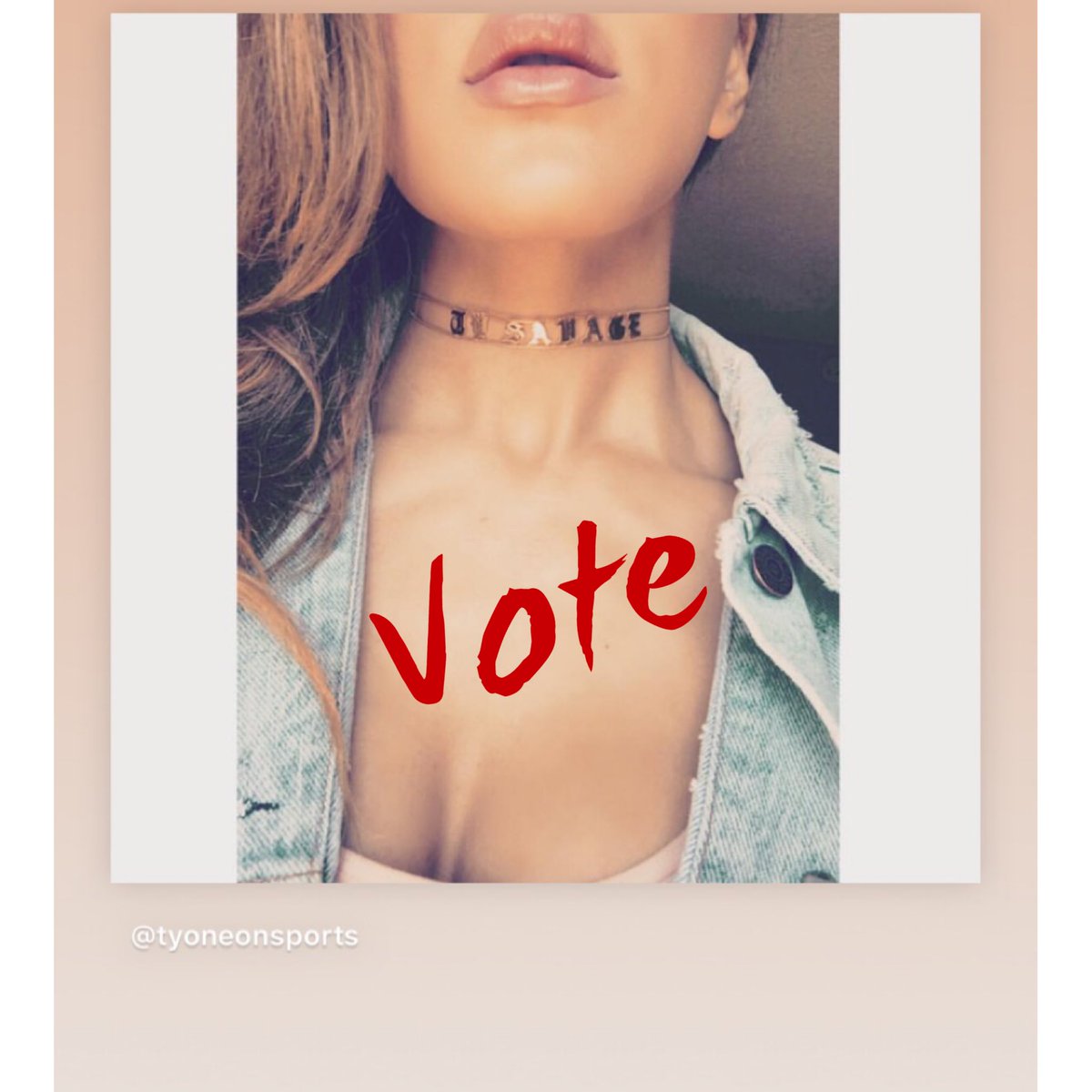 TyOrDieArmy's tweet photo. Please vote EVERY day for our @tyoneonsports to be Maxim’s next cover girl! One free vote EVERY day! If you need a daily reminder, DM me! Follow the LINK in bio. #Lakers #lakersnation #covergirl  #nextmaximcovergirl #maxim #maximsnextcovergirl #nextmaximcovergirl #TySavage https://t.co/Ze86FYtkjW