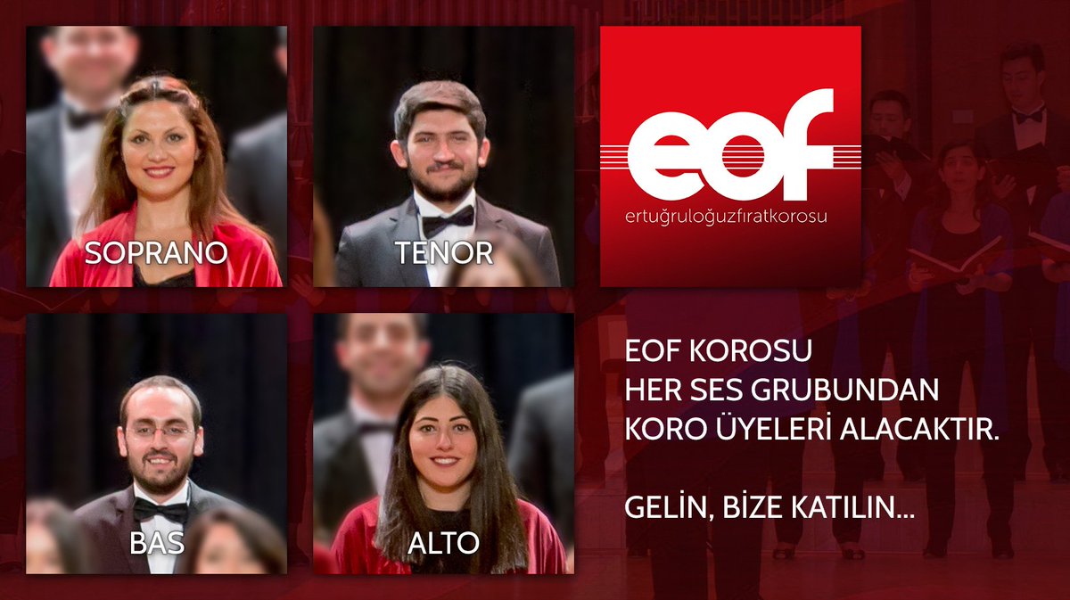 Koromuzun 2019-2020 projeleri arasında bir eğitim konseri, bir yurtdışı projesi ve en az iki çalıştay yer almakta; bu yılki projelerimizde yeni koro üyelerimizle olmaktan büyük mutluluk duyacağız.
Başvuru için lütfen sitemizi ziyaret edin:
eofkorosu.com/2019/09/koromu…