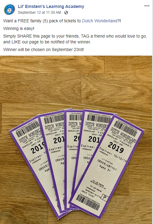 RandyWestergren's tweet photo. I routinely see posts like these on both business and personal pages - typically, businesses running promotions like this example, or individuals excited about an upcoming concert. Seems harmless to the OP, but these images are enough to compromise event admission. https://t.co/HiIYld68Yg